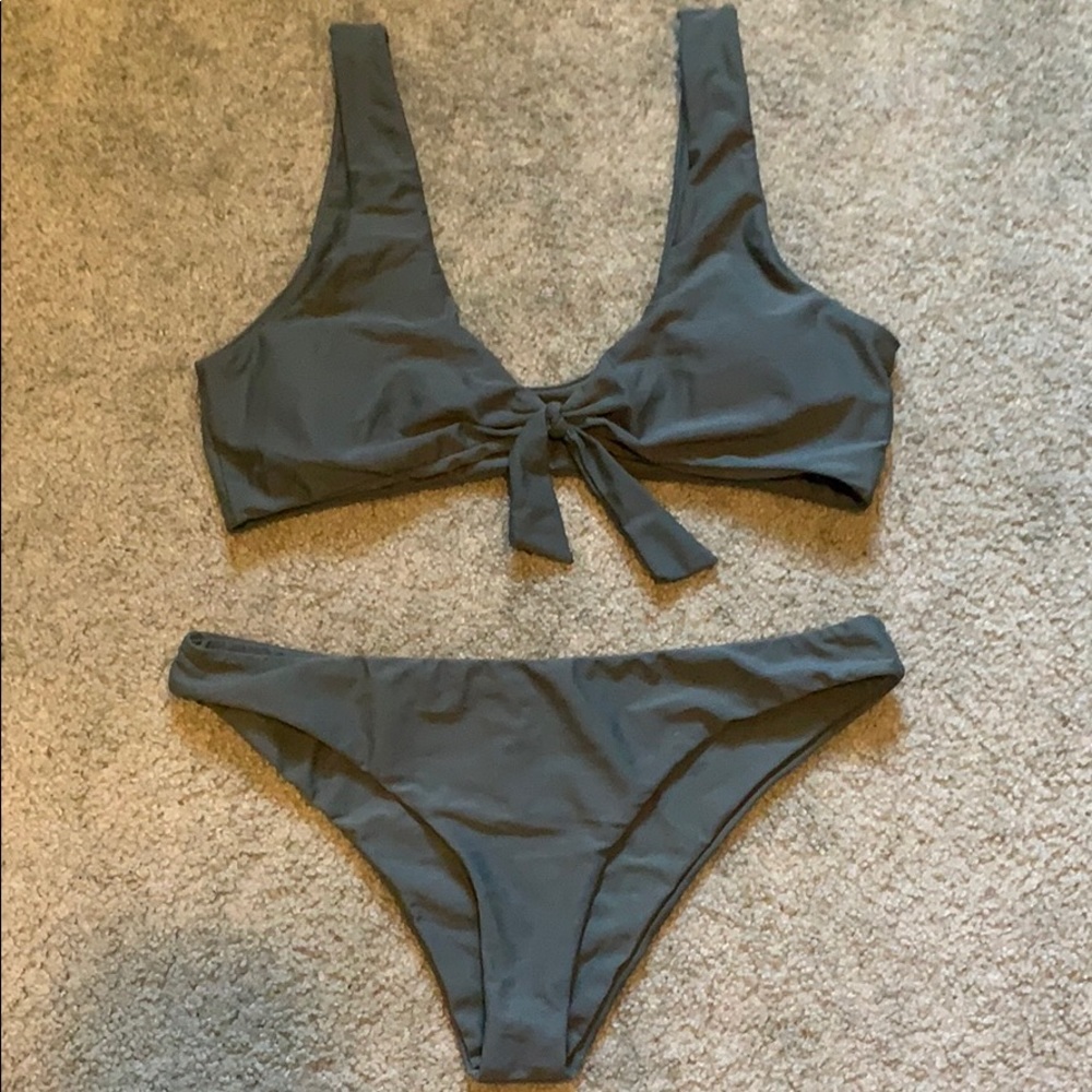 Muted Teal Bikini
